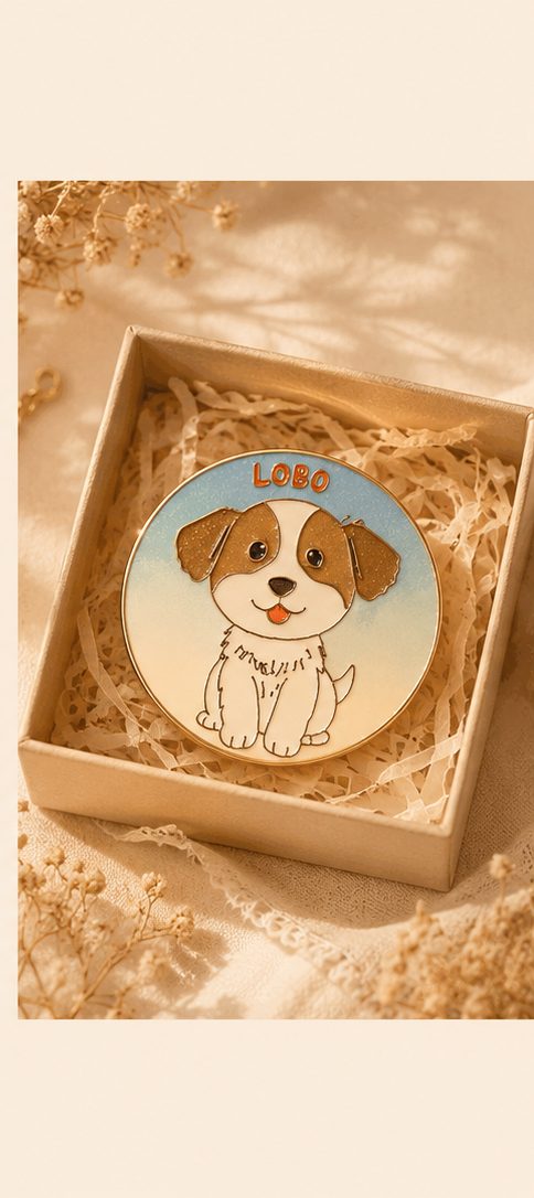 Custom Cloisonné Pet Charm